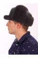 Норковая кепка-ушанка 2025