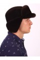 Норковая кепка-ушанка 2030
